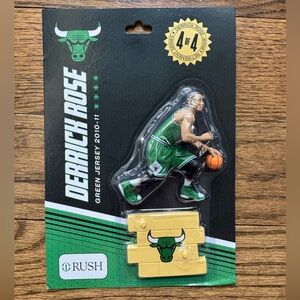 Derrick Rose Chicago Bulls Green Jersey Figurine 2010–11 Series 4 of 4 NIB